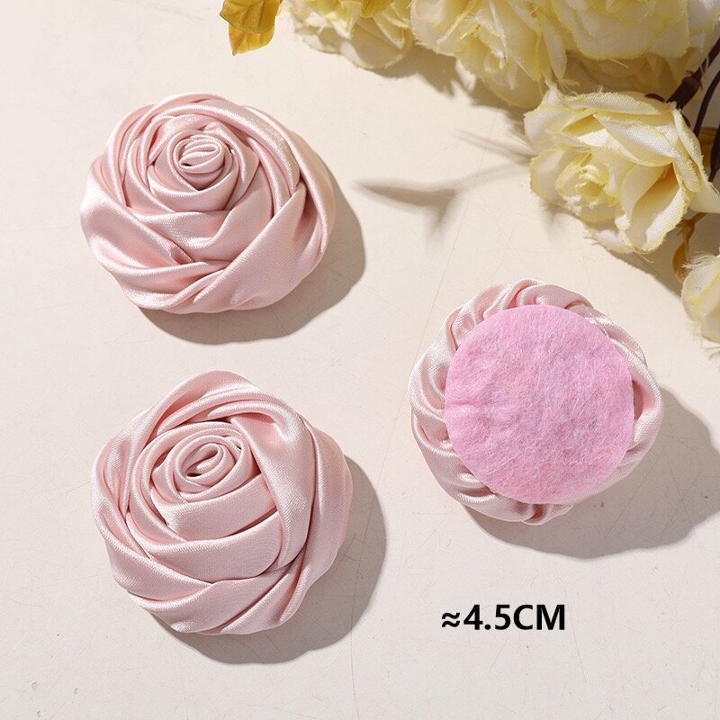 빈티지 핑크 새틴 원단 장미 버튼 DIY 재봉 장신구  - Supplier Wedding 리뷰 및 가격