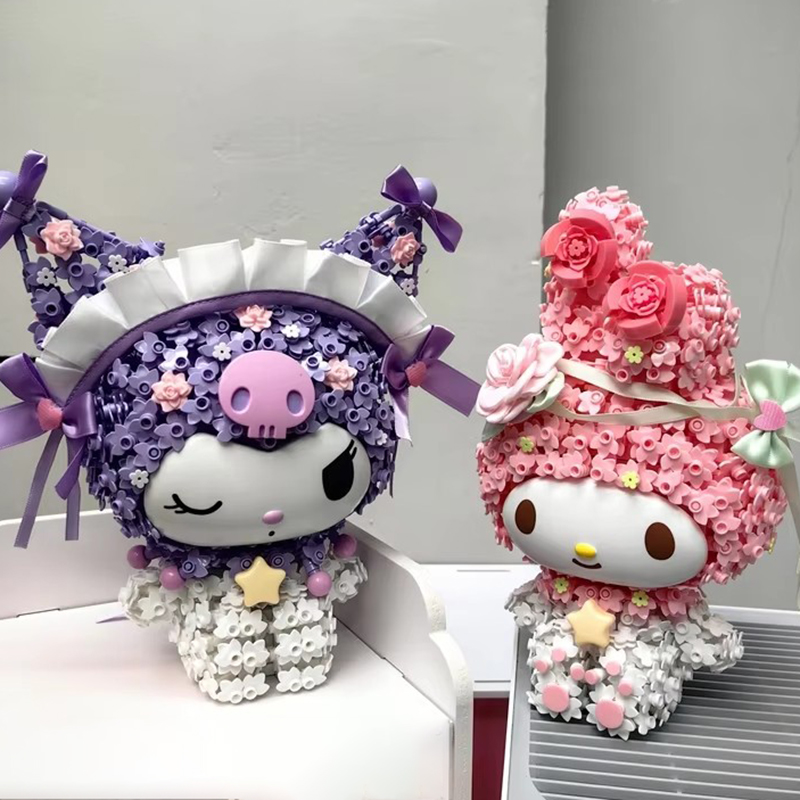 꽃밭 테마 빌딩 블록 블라인드 박스 귀여운 문라이트 클 - Good Floral & Wedding Decor Supply Photos 리뷰 및 가격