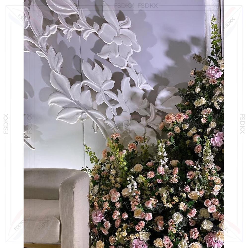 웨딩 공급업체 화이트 아치 배경 3D 인조 꽃 배경 아 - Supplier Wedding 리뷰 및 가격