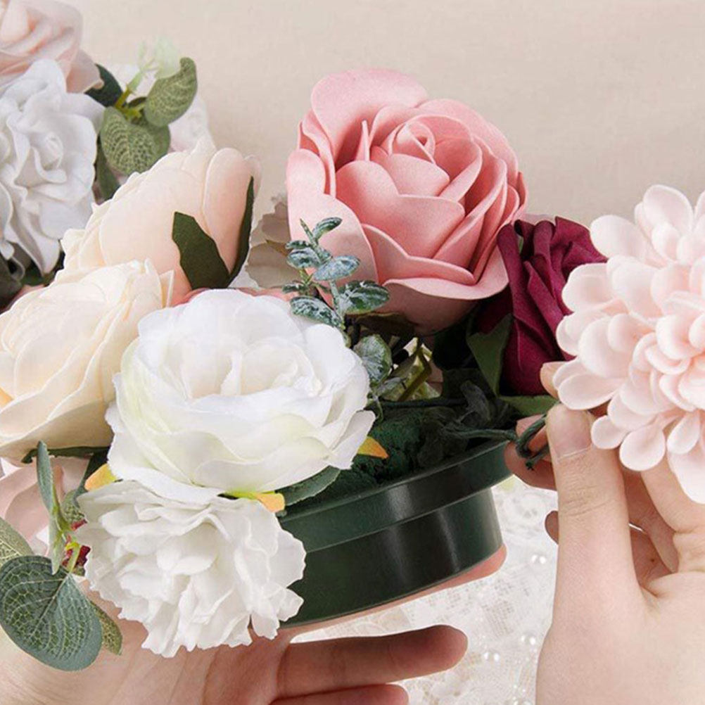2Pcs 라운드 꽃 진흙 꽃꽂이 용품 꽃 장식 그릇 웨 - Wedding Decoration Supply 리뷰 및 가격