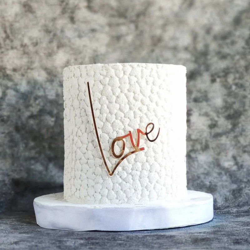 노스틱 러브 웨딩 케이크 토퍼, 골드 생일 축하 아크릴 - Wedding Decoration Supply 리뷰 및 가격